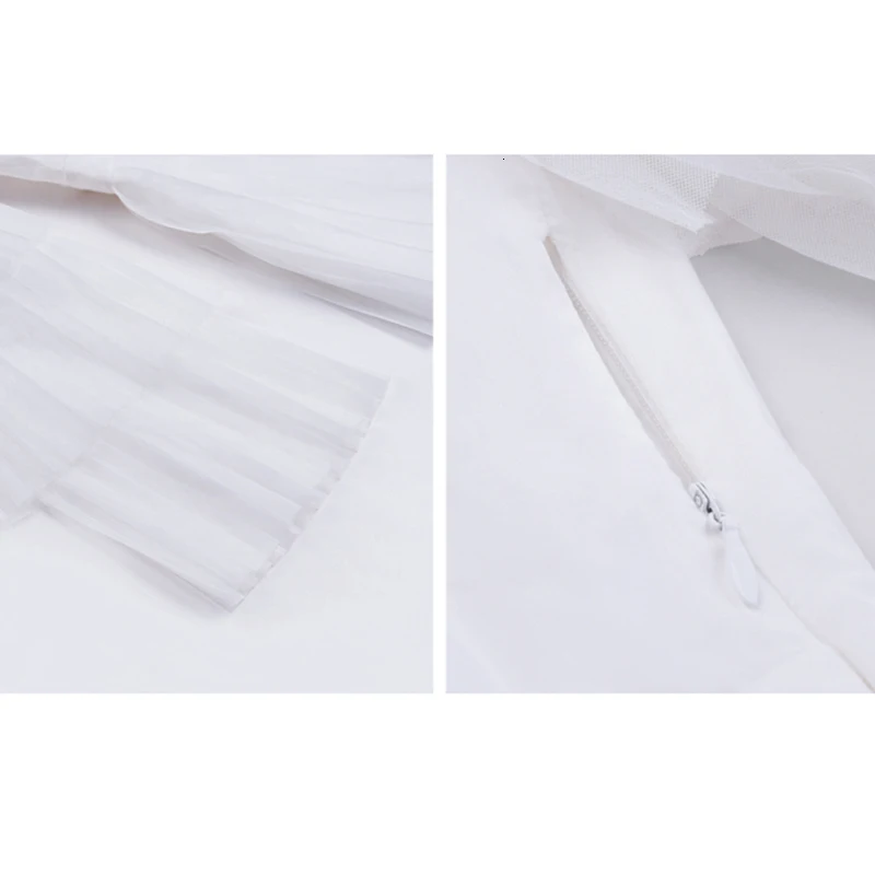 [EAM] Women Pleated Stereoscopic Spliced Dress New V-Neck Three-quarter Sleeve Loose Fit Fashion Tide Spring Autumn 1A013
