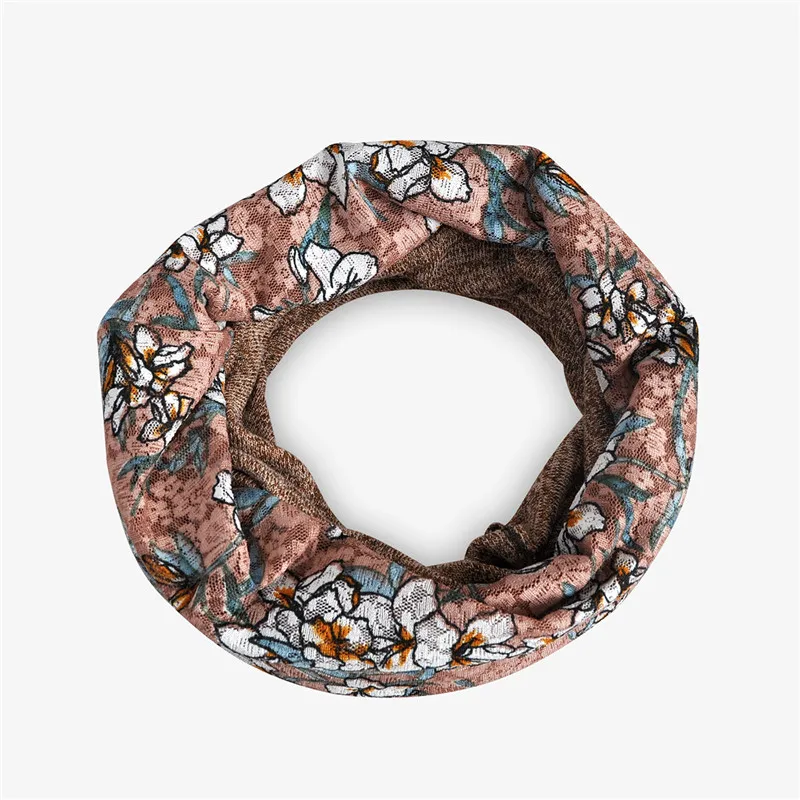 USPOP новые женские шапки Лоскутные skullies модные кружевные вязаные шапочки с цветочным принтом осенне-зимняя шапка