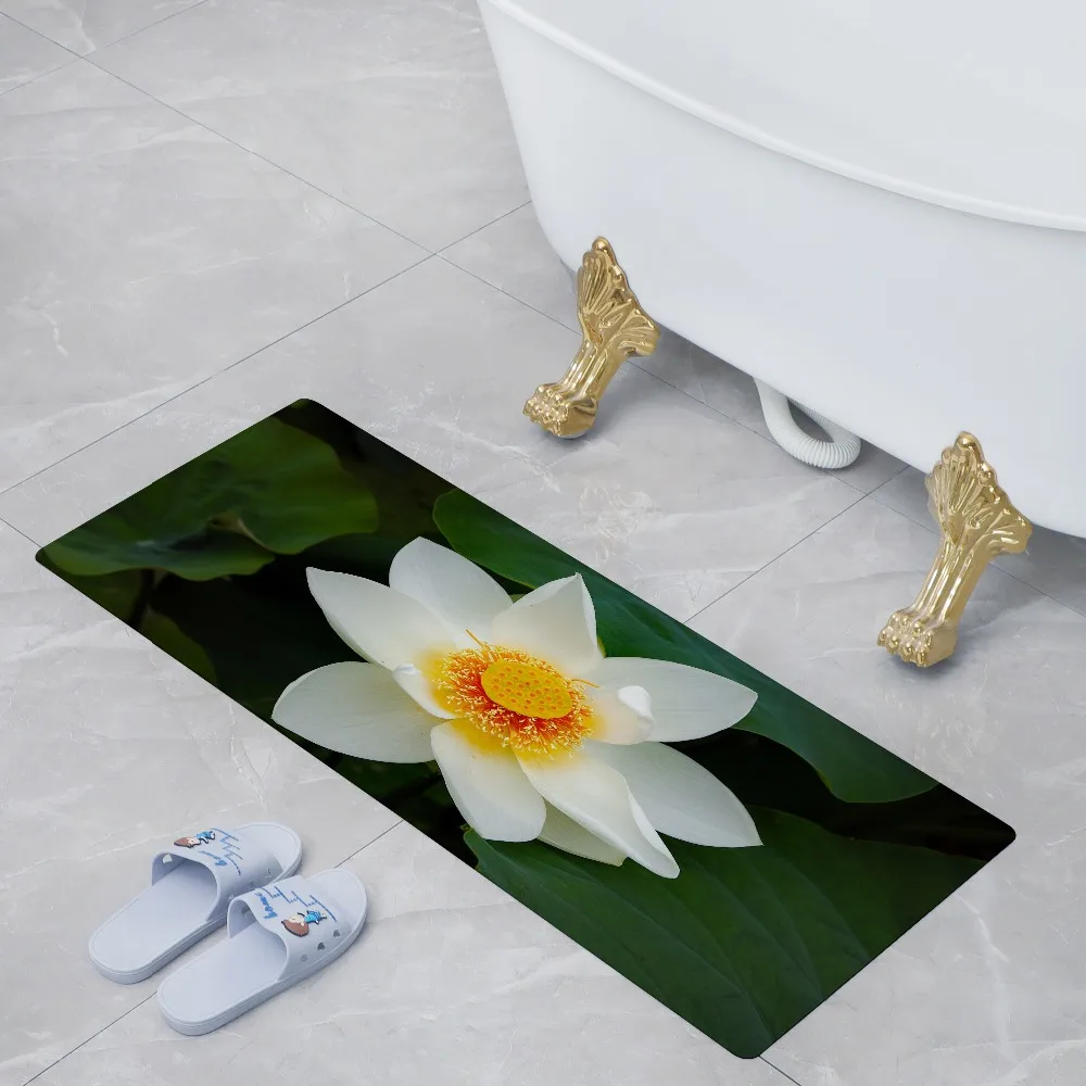 Lotus гостиная диван длинные коврики коврик у входной двери ПВХ ванная комната коврики Открытый Коридор Спальня Коврик кухонный ковер