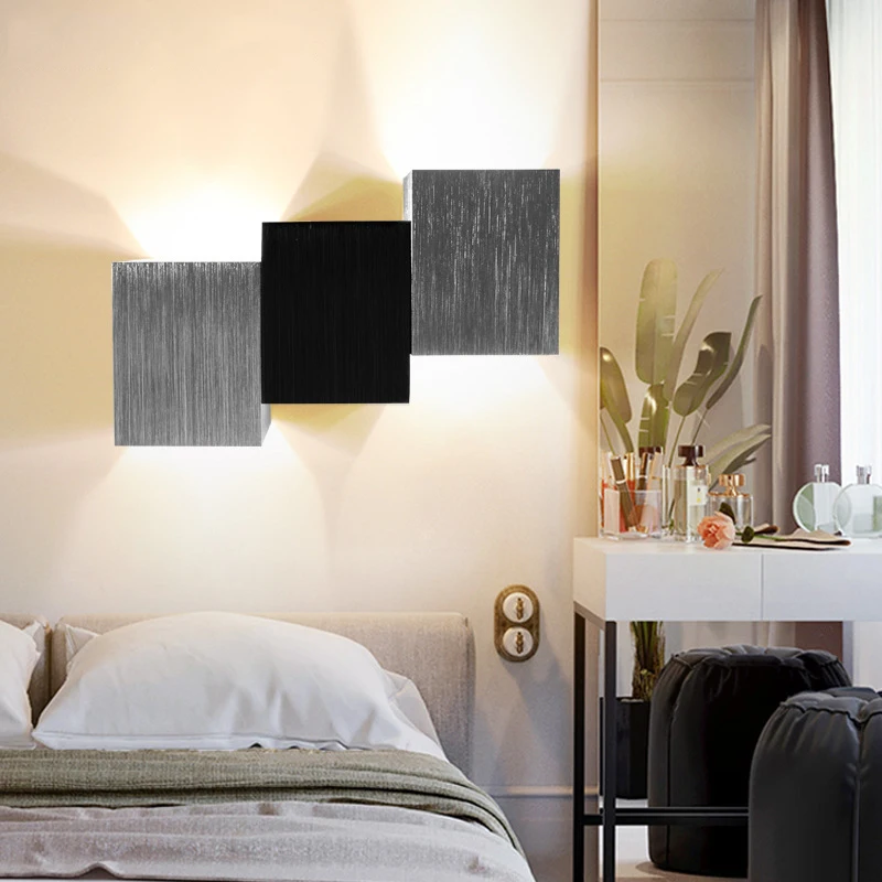 Современная Настенная Светодиодная лампа в скандинавском стиле светодиодный