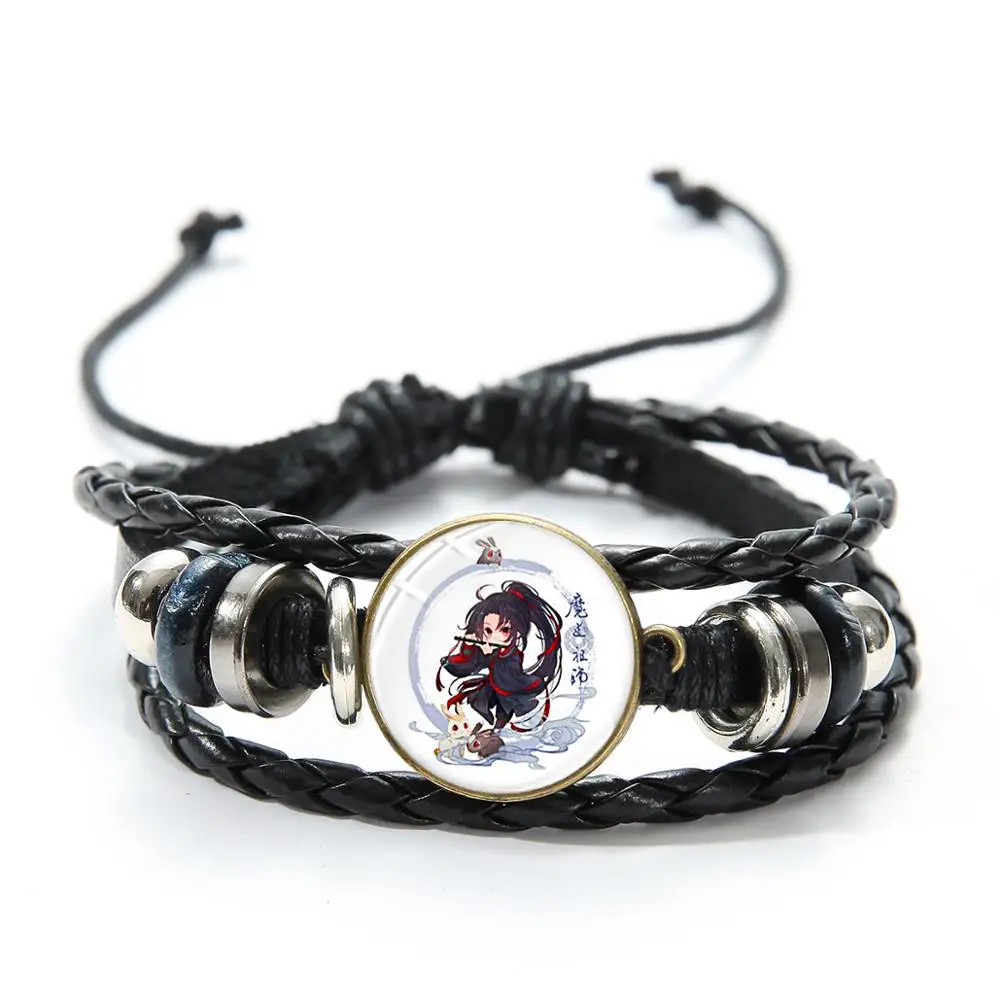 SONGDA, хит, аниме Mo Dao Zu Shi, браслет, милый мультяшный рисунок, Wei Wuxian Lan Zhan, косплей, браслет, лучшие сувениры для поклонников, подарок - Окраска металла: Style 27