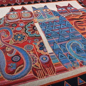 Chainho, кошки, окрашенная в пряже полиэфирная хлопковая Лоскутная ткань, жаккардовая ткань для DIY швейной подушки, Cutain, сумки материал, CLP006 - Цвет: 1 piece