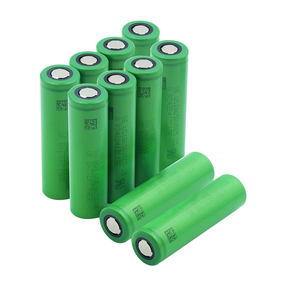 Peças 3.7 V Volt Recarregável US18650 10 VTC5 VTC5 2600mAh 18650 Da Bateria de Substituição 3.7 V 2600mAh 18650 Baterias|Baterias recarregáveis| -