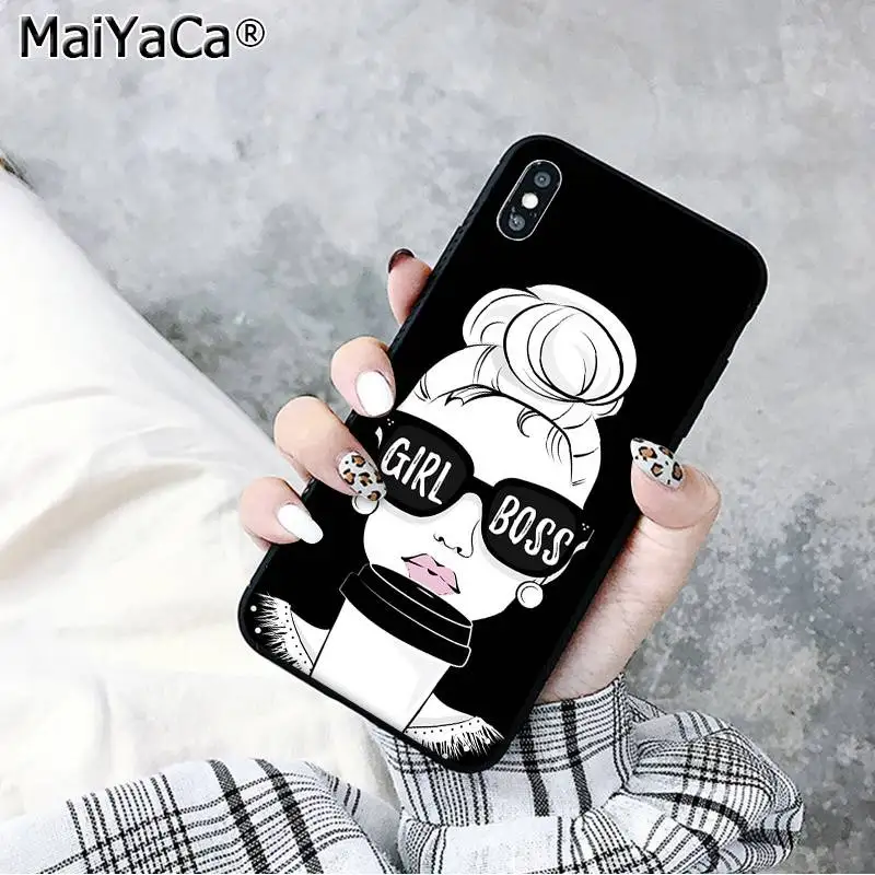 MaiYaCa I'm bad girl сука Красочный милый чехол для телефона iPhone 11 pro XS MAX 8 7 6 6S Plus X 5 5S SE XR чехол