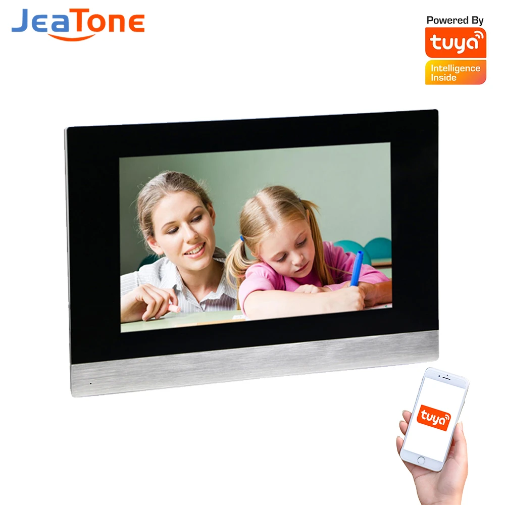 Jeatone 10Inch Indoor Monitor Screen Video Intercom WiFi IP SIP  Touch Screen Tuya Smart Android IOS Remote Control Wireless wireless intercom with camera