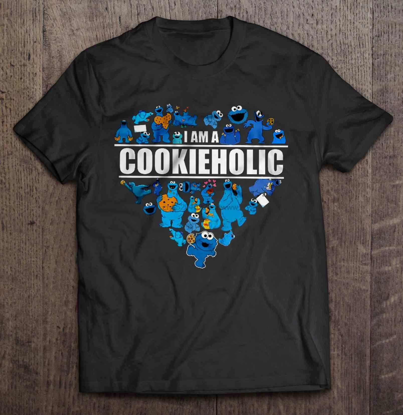Мужская футболка I Am Cookieholic Печенья Монстр сердце женская футболка|Футболки| |