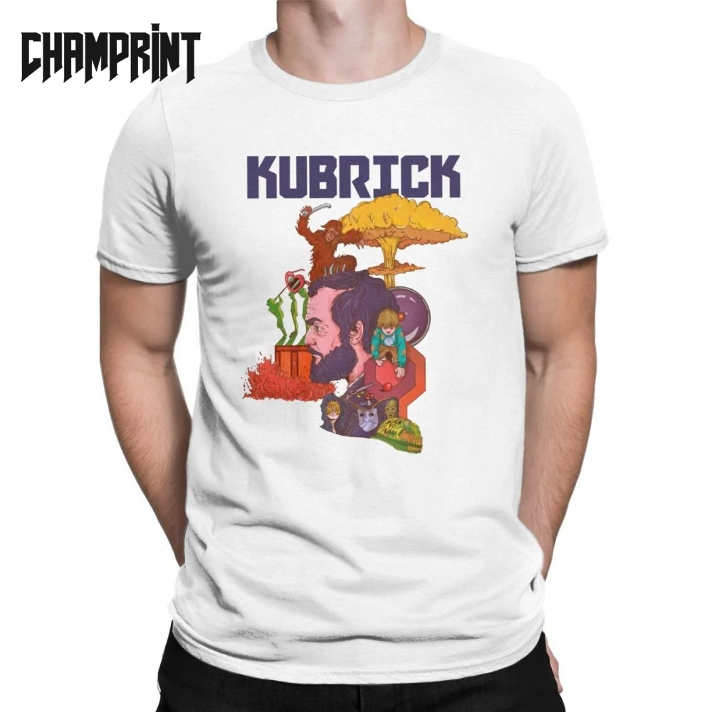 

The Mind Of Kubrick T Shirt Clockwork Orange Men 100% Cotton Novelty T-Shirt Dr Strangelove Kubrick Stanley Shining Tee Clothing