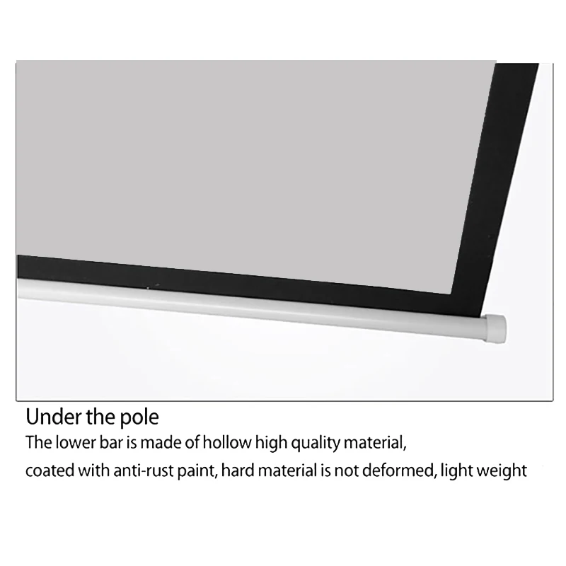 Thinyou Tripod Projector Screen 60inch 16:9 Matte Gray Fabric Fiber Glass Portable Screen for Home Cinema Business School Bar Thinyou Tripod Projector Screen 60inch 16:9 Matte Gray Fabric Fiber Glass Portable Screen for Home Cinema Business School Bar