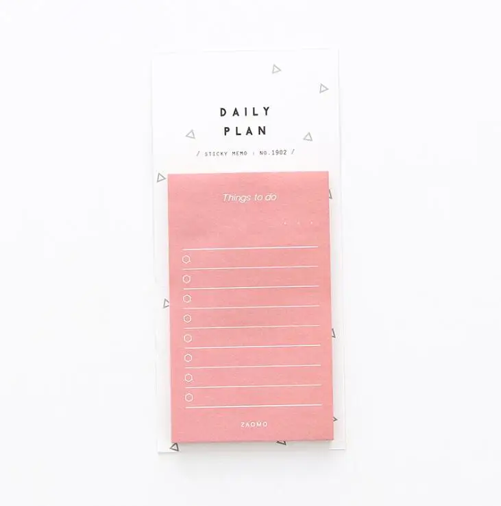 Dailyplan red 1 шт. ежедневный план, план недели, план месяца, подробный список, блокнот, блокнот, записная книжка, ежедневник, планировщик, журнал, канцелярские принадлежности для офиса - Цвет: Dailyplan red