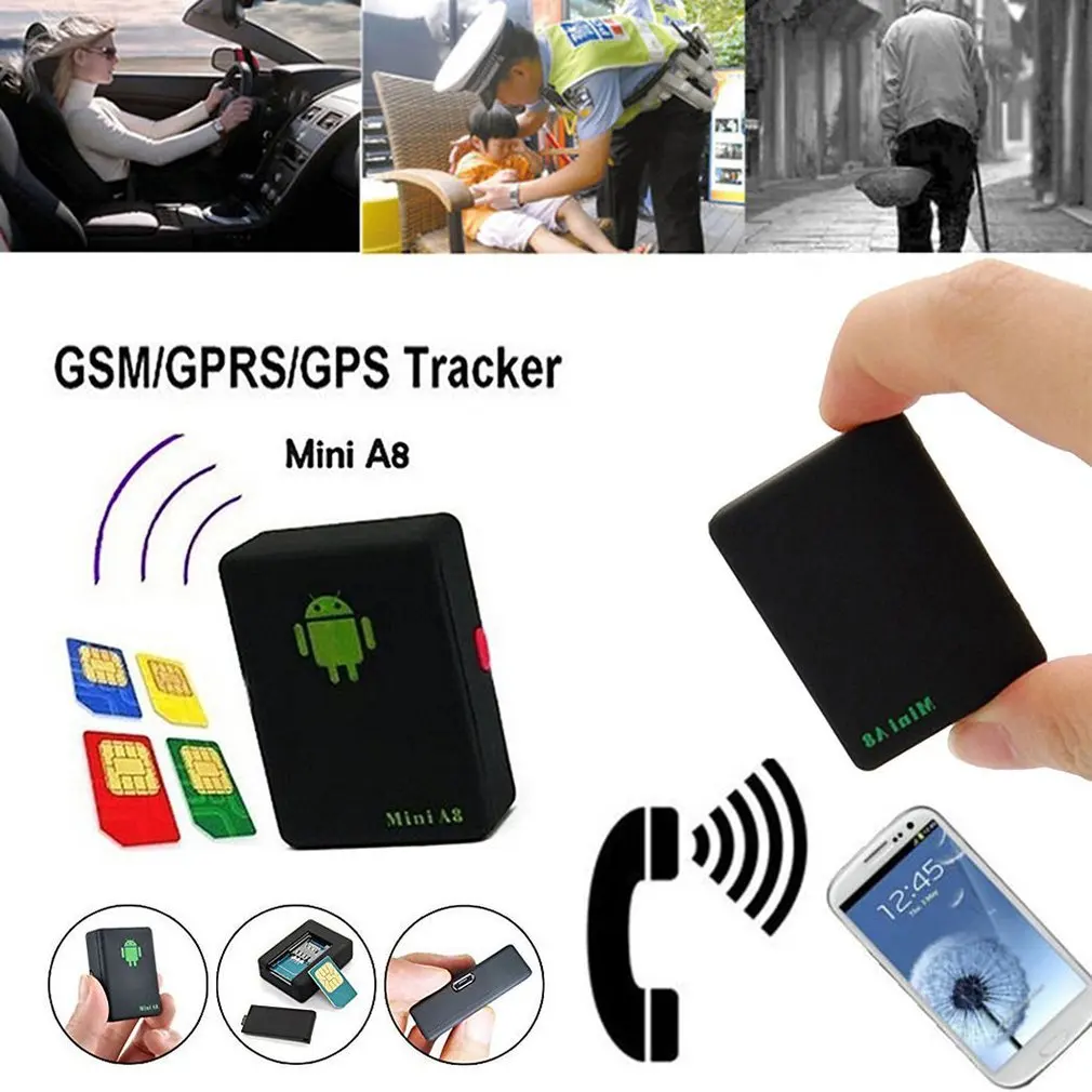  Mini A8 Gps Micro Tracking Locator Ältere Kind Tracking Anti-Verloren Auto Anti-Diebstahl Sos Auto 