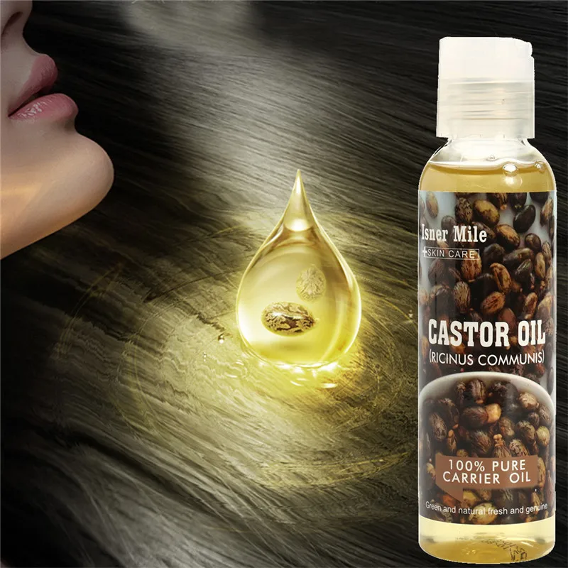 

New 100% Pure Essential Oil Natural Castor Oil 118ML Cold Pressed Moisturiser Hydrating Skin Care Hair Care Beauty Carrier Oil