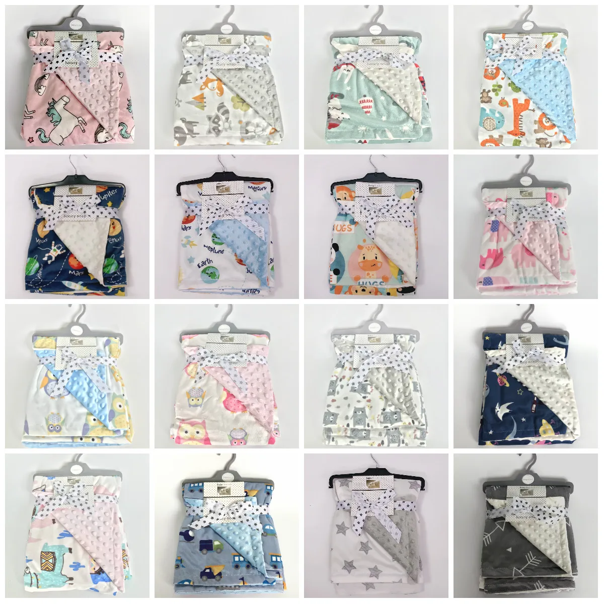 

Warm Soft Baby Blanket Thicken Double Layer Coral Fleece Infant Swaddle Envelope Stroller Wrap for Newborn Baby Bedding Blankets
