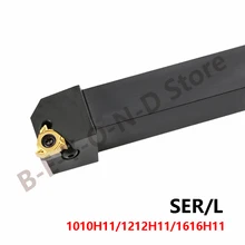 Além de ser ser1010h11 ser1212h11 ser1616h11 sel1212h11 sel rosqueamento torneamento ferramenta titular torno cortador de carboneto cnc inserções