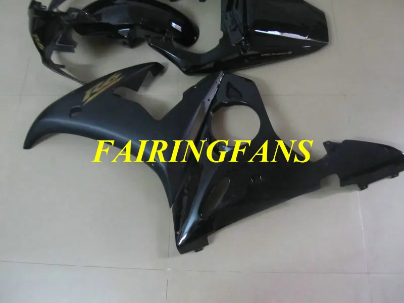 Мотоцикл обтекатель комплект для YAMAHA YZFR6 03 04 05 YZF R6 2003 2004 2005 YZF600 матовый глянцевый черный Обтекатели кузова+ подарки YJ38
