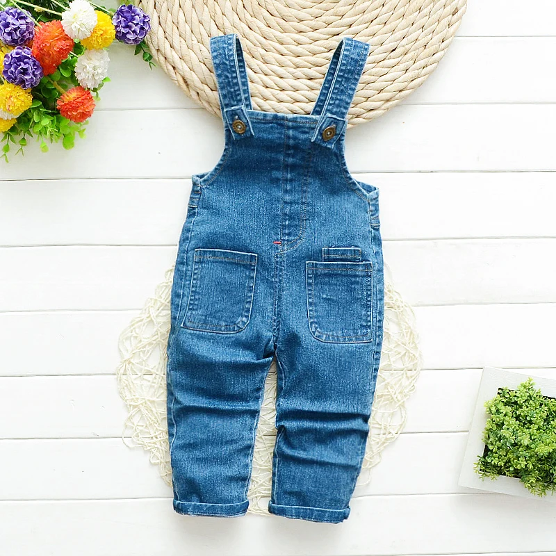  IENENS Girls Boys Denim Overalls Toddler Dungarees 1 2 3 4 Years Kids Baby Boy Jeans Jumpsuit Cloth