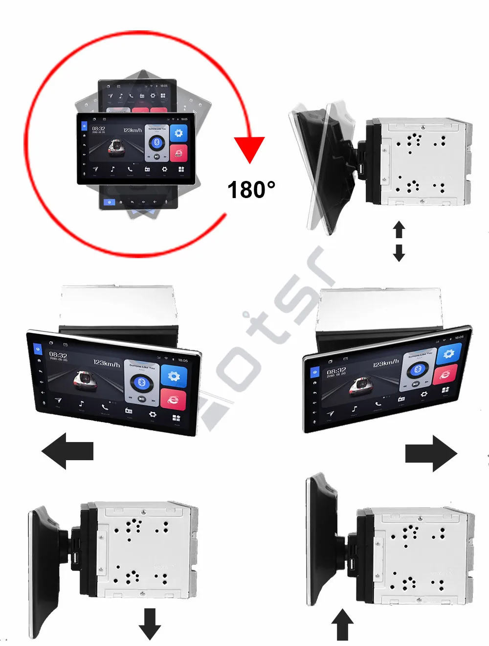 Cheap DSP Android 8.1 4+32GB 1 DIN universal car multimedia auto radio DVD player For Toyota/Nissan/Suzuki/Ford/BENZ GPS Navigation 1