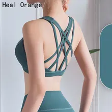 Новинка ударопрочный с низким вырезом на спине спортивный бюстгальтер-топ Фитнес спортивный бюстгальтер Femme спортивные Bh ношения при активном образе жизни плюс Размеры кроп топы спортивный бюстгальтер
