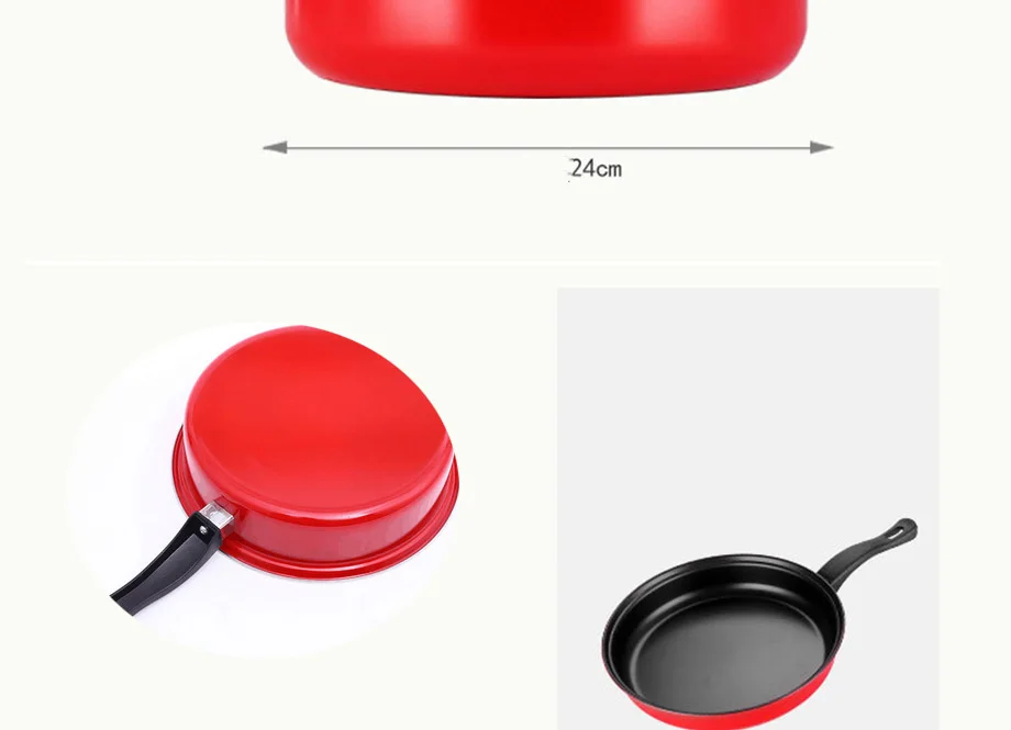 ZQBXJDW набор кухонной посуды 3 шт. набор кухонной посуды для приготовления пищи плоское дно антипригарная сковорода с прозрачной крышкой