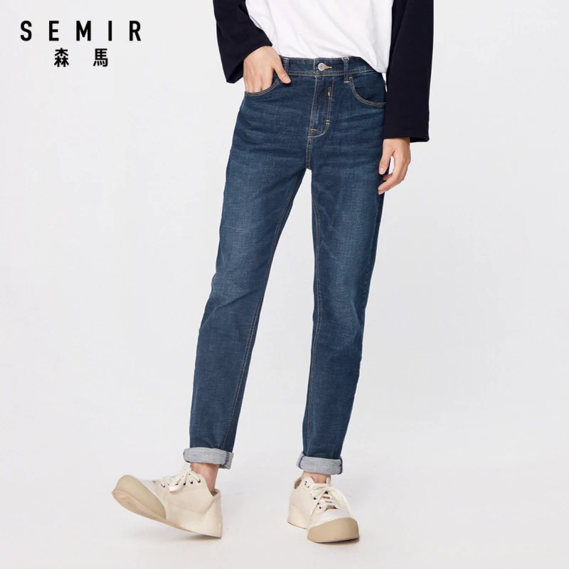 SEMIR Cowboy Vintage Jeans Men New Arrival 2020 Fashion Stretch Classic Denim Pants Male Designer Straight Fit Trouser SEMIR Cowboy Vintage Jeans Men New Arrival 2020 Fashion Stretch Classic Denim Pants Male Designer Straight Fit Trouser