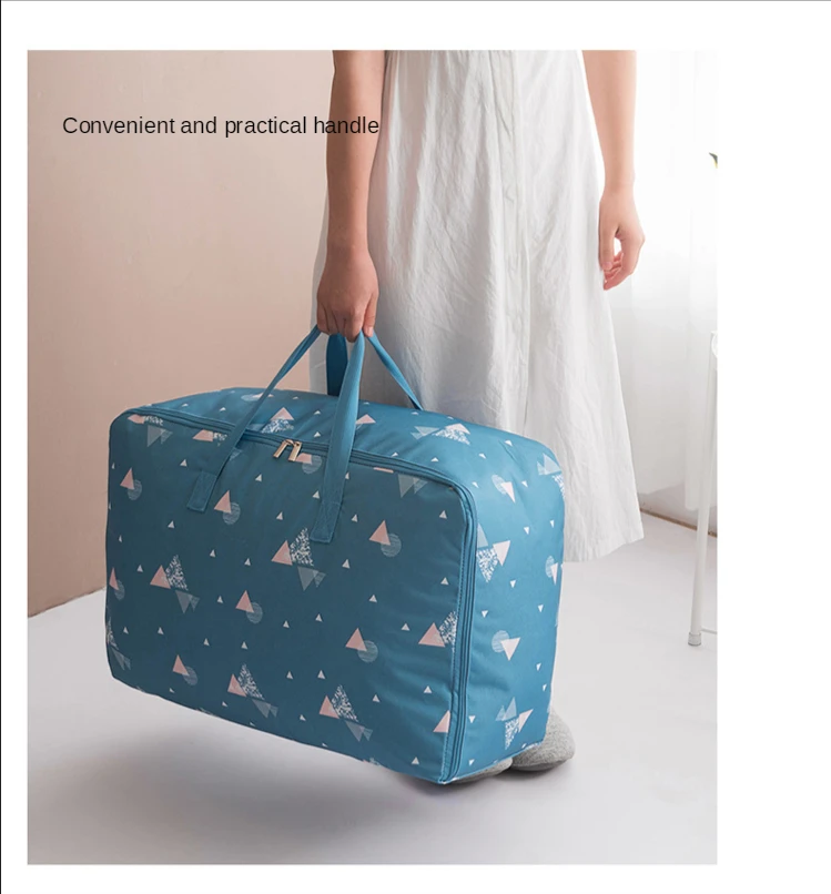 Oxford Waterproof Clothes Storage Bag Large Capacity Portable Folding Closet Organizer Pillow Quilt Blanket Case Bed Under Pouch