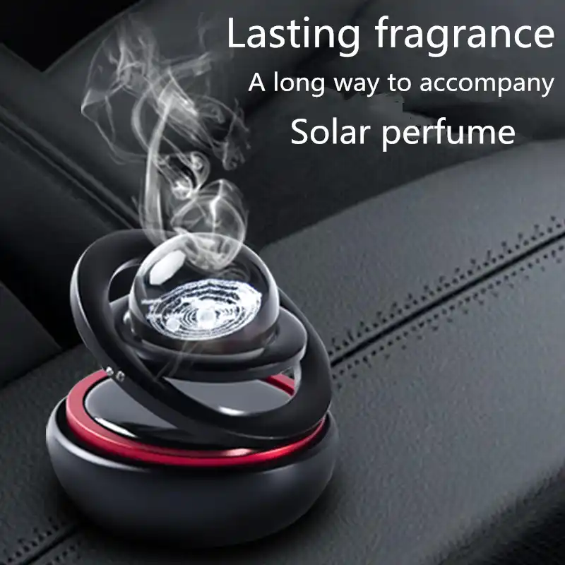 新到着車ダブルループロータリーサスペンションダッシュボード香水席エアフレッシュナー自動アロマディフューザーインテリアdecortai 芳香剤 Aliexpress