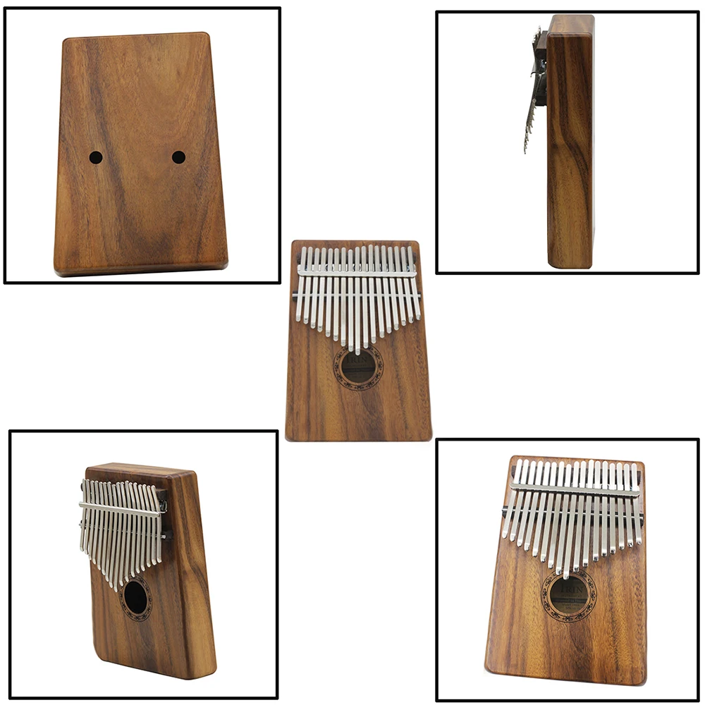 

Portable 17 Key Kalimba Mbira Pocket Thumb Piano Solid Acacia Musical Instrument Gift for Music Lovers Beginner Students