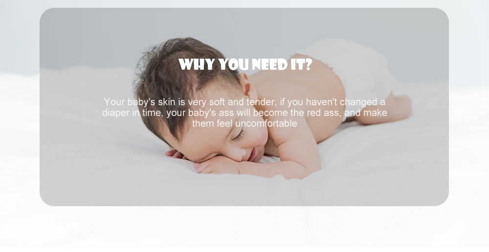 Baby Diaper Sensor Wet Intelligent Alarm Bed-wetting Reminder