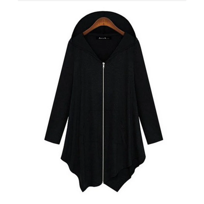 

Women's Hooded Jacket Maternal Large Size Coat Autumn Long-sleeved Cotton Zipper Maternity Clothing Outwear Casual Tops 4XL