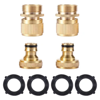 

Garden Hose Quick Connect Fittings, 3/4 Inch GHT Quick Connector, Water Hose Fitting Garden Hose Connectors
