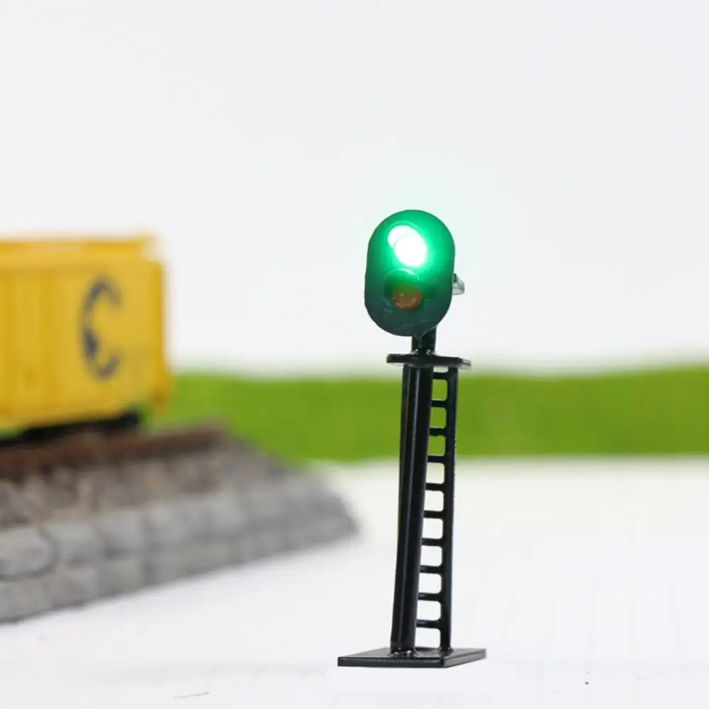 JTD05 5 шт. модели железнодорожного Досуг 2-светильник 1:150 блок сигнала зеленый/красный N весы 4,5 см 12 V, светодиодная подсветка, Новинка