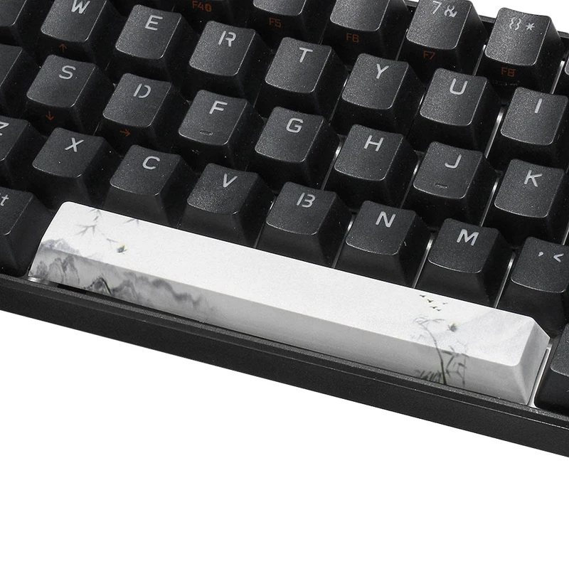 PBT Space Keycaps механическая клавиатура DIY Keycap(6.25U Space Keycap)-Bamboo Mountain