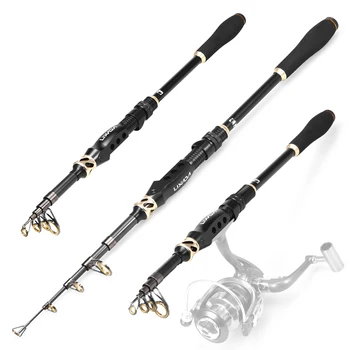 

Lixada Carbon Fiber Fishing Rod Telescopic Lightweight Fishing Rod Fishing Pole Sea Ocean Carp Fishing Rod 1.8M 2.1M 2.4M 2.7M