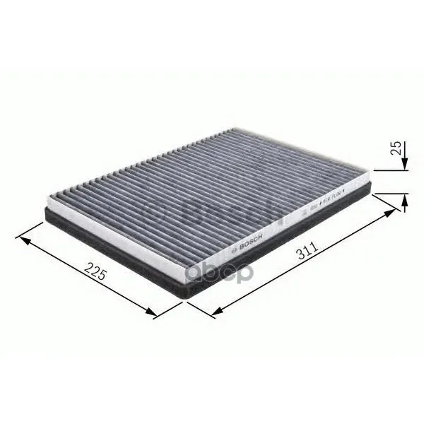 Фильтр Салона Стандарт Daf 95 Xf/ Xf 95/ Xf 105/ Xf 106 Bosch арт. 1987432152