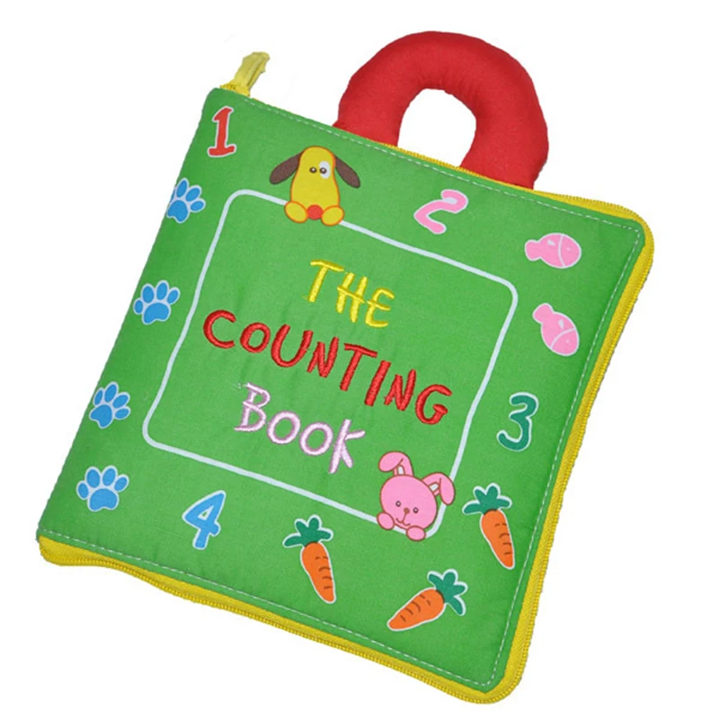 

Soft Books Infant Early cognitive Development My Quiet Books baby goodnight educational Unfolding Cloth Books Activity Books gre