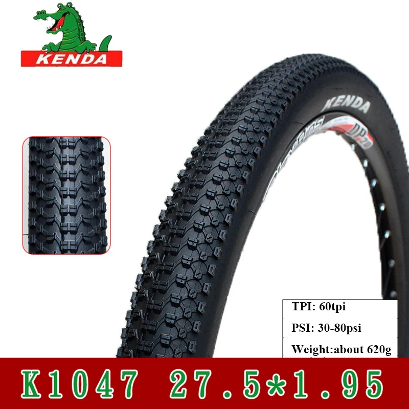 27.5X1.95 60tpi KENDA велосипедные шины 27,5*1,5 27,5*1,75 27,5*1,95 27,5*2,1 60TPI стальная проволока шины 30TPI Мягкие боковые шины для горного велосипеда - Цвет: 27.5X1.95 60tpi