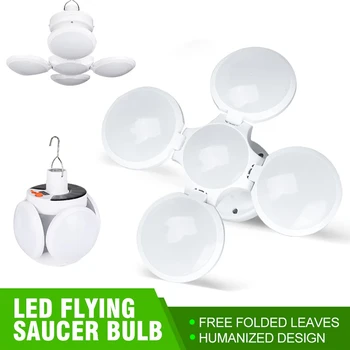 

Folding solar bulb light Folding ball Deformation Lamp Garage Lighting For Home Warehouse Workshop Football Bulb Folding Ball