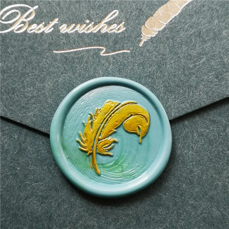 Lovely Pattern Wax Seal Retro Happy Birthday Envelope seal baby love gifts Sealing Scrapbooking Wedding Decorative STAMP HEAD