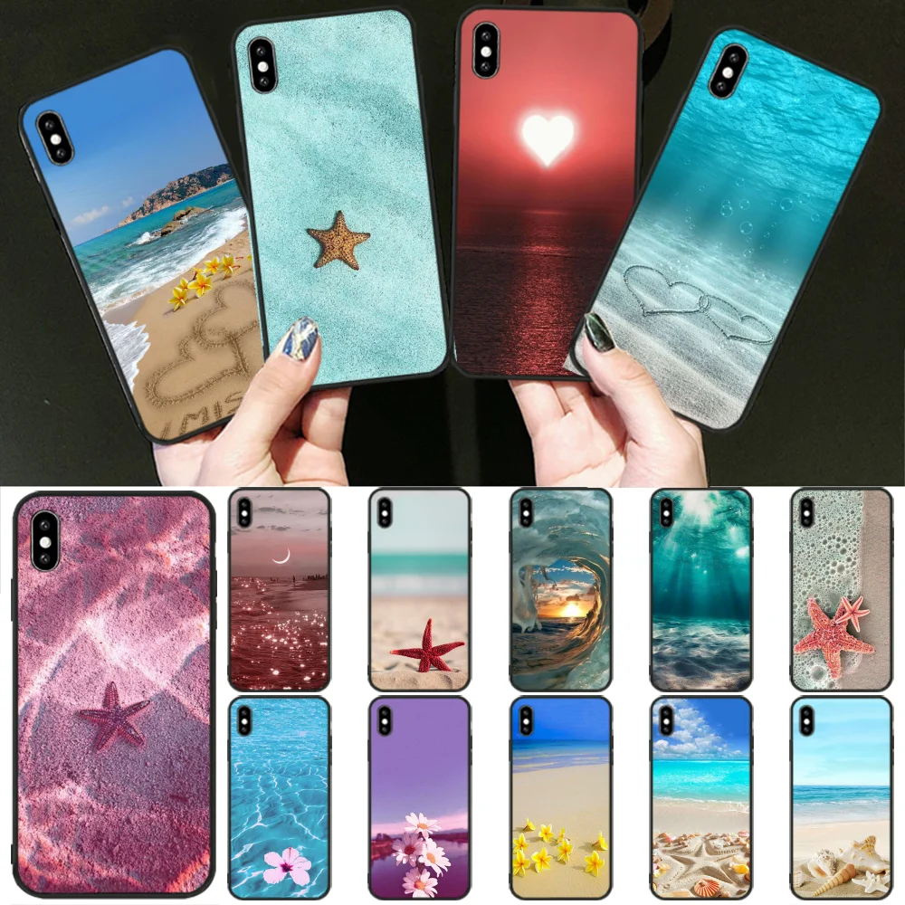 Reayou Beach seaside DIY Printing Phone Case cover Shell for iPhone 11 pro XS MAX 8 7 6 6S Plus X 5 5S SE XR | Мобильные телефоны и
