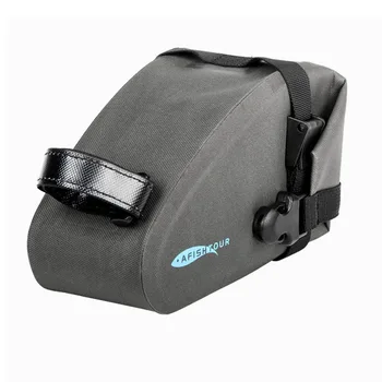 

AFISHTOUR Bike Saddle Bag Bicycle Under Seat Pouch Packs with Super Light Bike Rear Saddle Cycling Seat Bag Tail Pouch Packag
