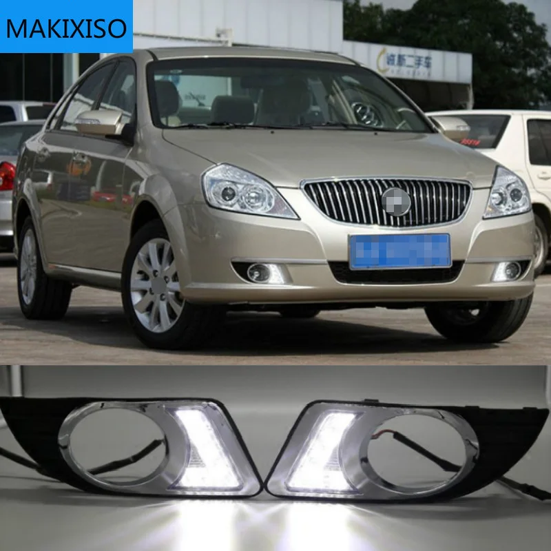 

2pcs LED DRL daytime running light for Buick Excelle 2008-2012 with Front Fog Lamp Day Light