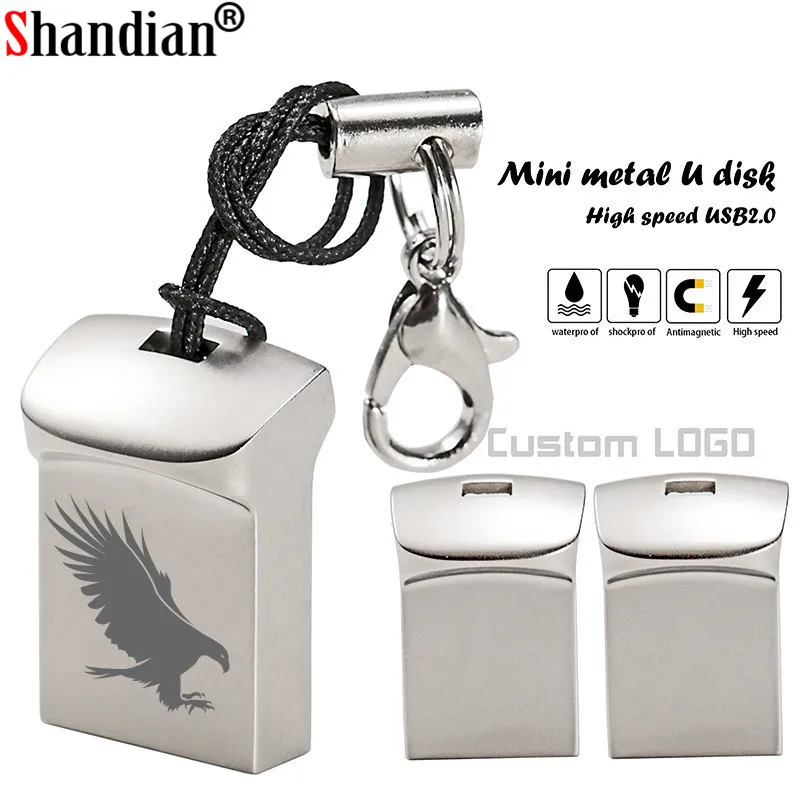 SHANDIAN Metalen Флешка 2 0 32 Гб Usb флешка 128 ГБ 64 16 8 | Компьютеры и офис