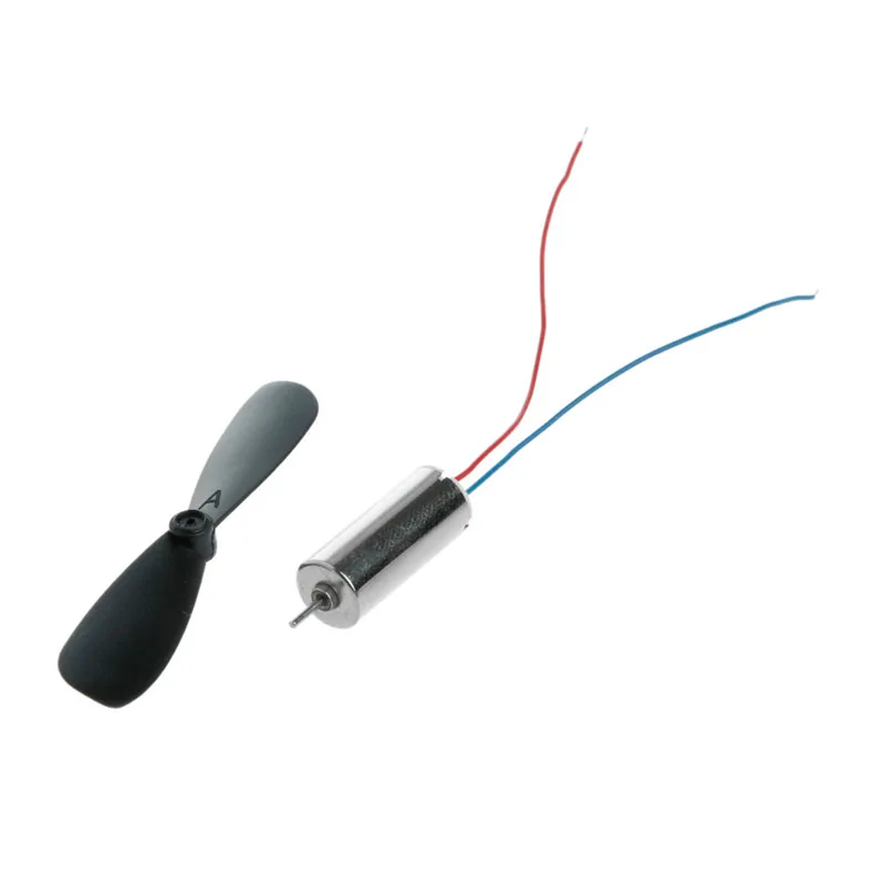 1 пара DC 3,7 V микро DIY вертолет Бессердечный мотор с пропеллером большой вращающий момент