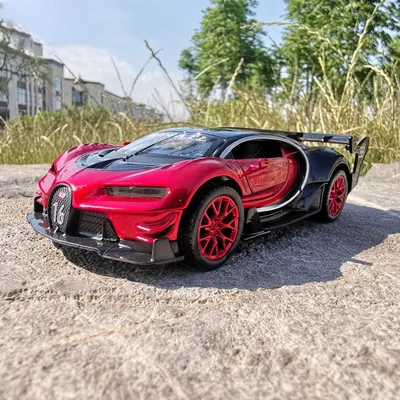 1:32 игрушечный автомобиль Bugatti Chiron металлический сплав литье под давлением и