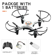 RC quadcopter, 4ch mini remote control 6 axis toy 2.4G one button tumbling Headless Mode 2-level flight speed fly 4 LED lights