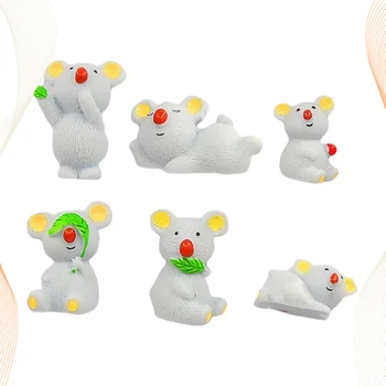 

6pcs Fridge Magnet Sticker Koala Shaped Chic Fridge Sticker for Office Home Refrigerator