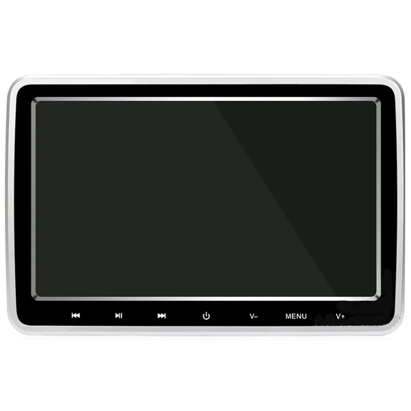 10,1 дюймов Автомобильный подголовник монитор Dvd видео плеер Usb/Sd/Hdmi/Ir/Fm Tft ЖК-экран нажмите кнопку Игры Дистанционное управление Стерео