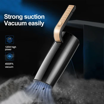 

120W 12V 4500PA Car Vacuum Cleaner High Suction Portable Handheld Vacuum Cleaner Wet Dry Dual-use Vaccum Cleaner for Car Home