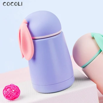 

Rabbit Thermo Cup Kid Thermos Bottle For Water Thermo Mug Kid Cute Thermal Vacuum Flask Child Tumbler Thermocup Stainless Steel