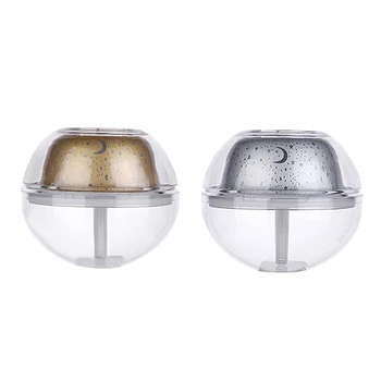 

500Ml Ultrasonic Aromatherapy Humidifier 7 Colors Changing Crystal Night Light Starry Projector Lamp for Bedroom