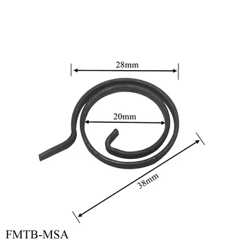 

28mm Flat wire door lock handle spring coil for door-A